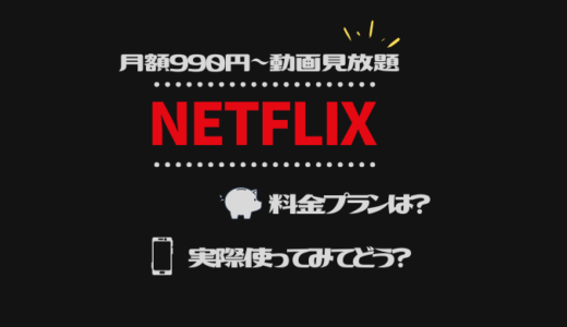 【月額990円〜】Netflix(ネトフリ)動画見放題サービスを簡単に説明！